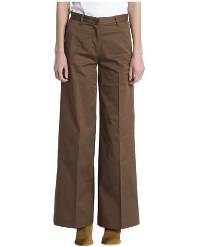 Nine:inthe:morning Wide Trousers - Brown
