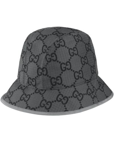 Gucci Gg Bucket Hat - Grey