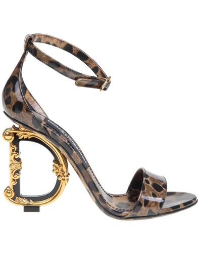 Dolce & Gabbana High Heel Sandals - Metallic