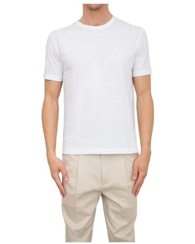 Paolo Pecora Jersey t-shirt in weiß - Grau