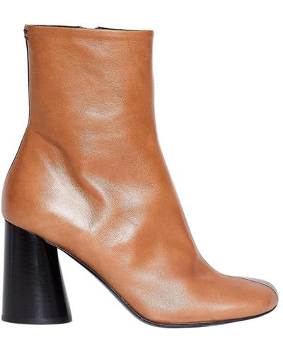 Halmanera Shoes > boots > heeled boots - Marron