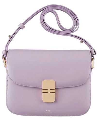 A.P.C. Shoulder Bags - Purple