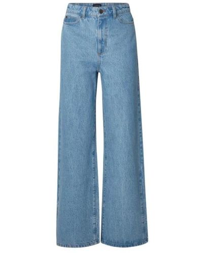 Lexington Jeans > wide jeans - Bleu