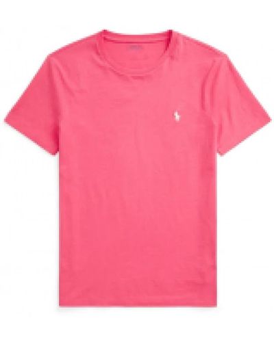 Ralph Lauren Rotes t-shirt klassischer stil - Pink