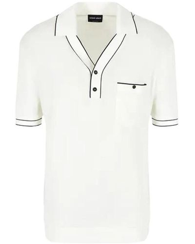 Giorgio Armani Polo Shirts - White