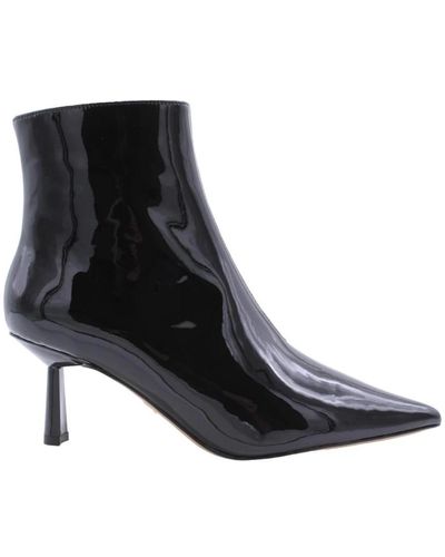 Lola Cruz Heeled Boots - Black