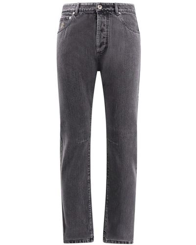 Brunello Cucinelli Straight Jeans - Grey