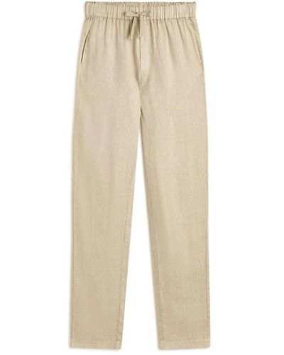 Ecoalf Straight Trousers - Natural
