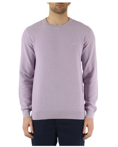 Sun 68 Knitwear > round-neck knitwear - Violet
