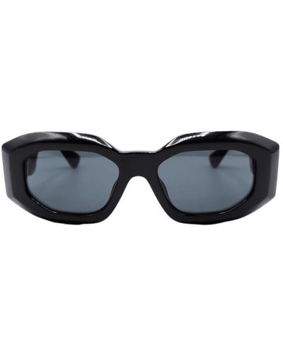 Versace Stilvolle quadratische sonnenbrille für männer - Blau