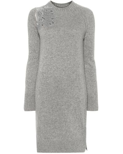 Ermanno Scervino Knitted Dresses - Grey