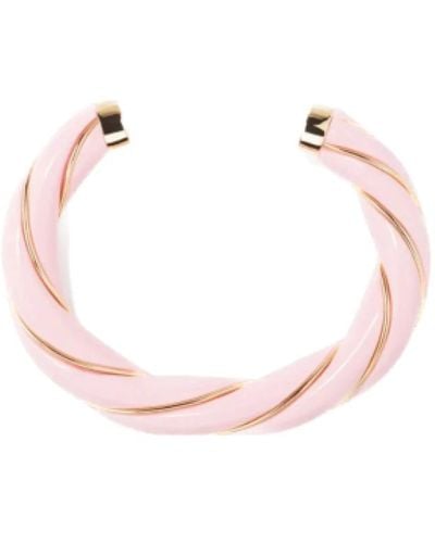 Aurelie Bidermann Verdrehtes diana rose bonbon armband - Pink