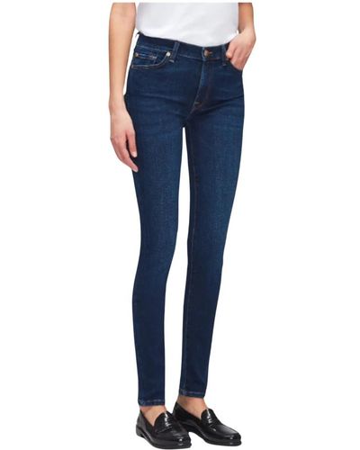 7 For All Mankind High waist skinny eco jeans 7 for all kind - Blau