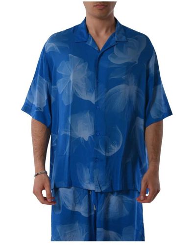 Armani Exchange Shirts > short sleeve shirts - Bleu