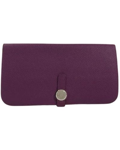 Hermès Pre-owned > pre-owned accessories > pre-owned wallets - Violet