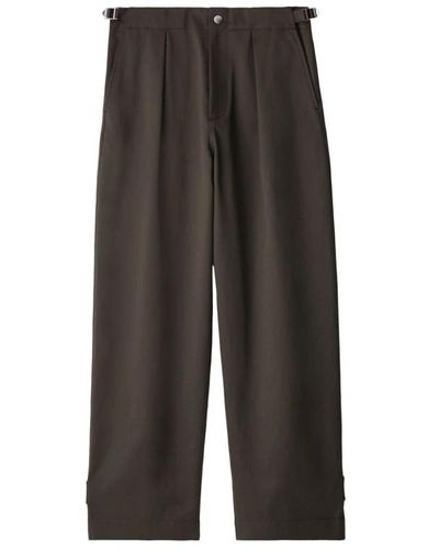 Burberry Trousers > straight trousers - Gris