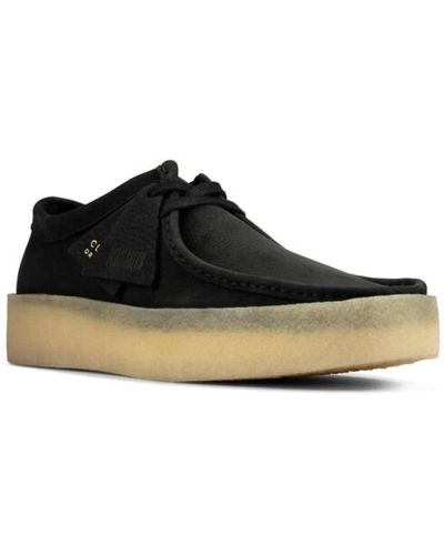 Clarks Laced Shoes - Black