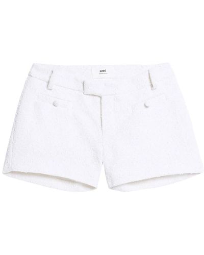 Ami Paris Shorts - Blanco