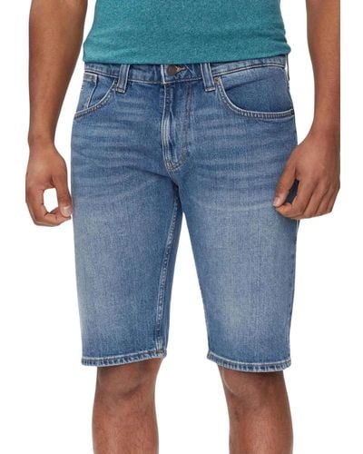 Tommy Hilfiger Blaue zip shorts für männer