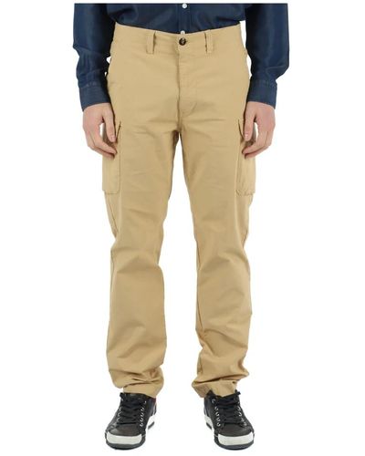 North Sails Pantalone cargo regular fit in cotone stretch - Neutro