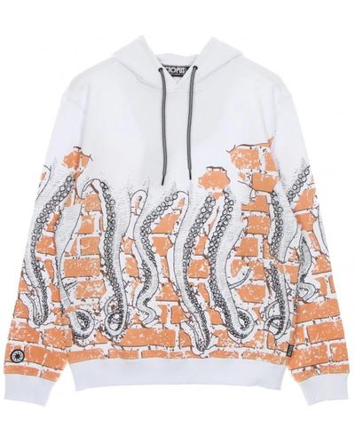 Octopus Lightweight hoodie - Weiß