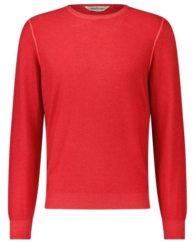 Gran Sasso Round-Neck Knitwear - Red