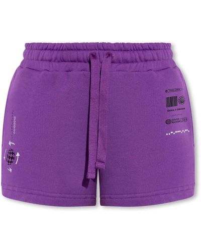 Dolce & Gabbana Shorts > short shorts - Violet