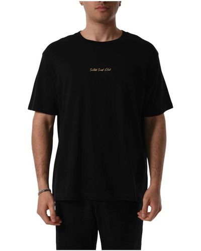 The Silted Company T-shirt in cotone dal taglio rilassato - Nero