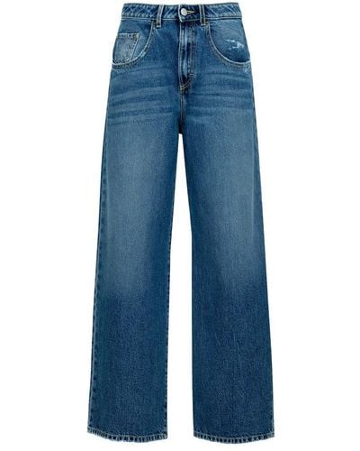 ICON DENIM Wide leg jeans - Azul