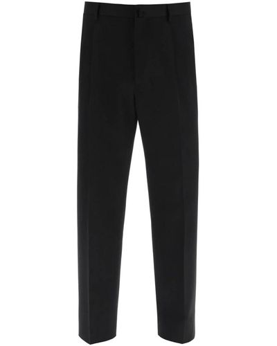Lanvin Trousers > slim-fit trousers - Noir