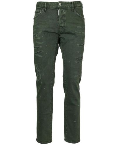 DSquared² Pantaloni slim fit jeans - Verde