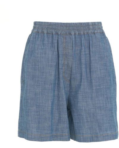 Semicouture Casual Shorts - Blue