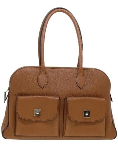 Hermès Pre-owned > pre-owned bags > pre-owned handbags - Marron