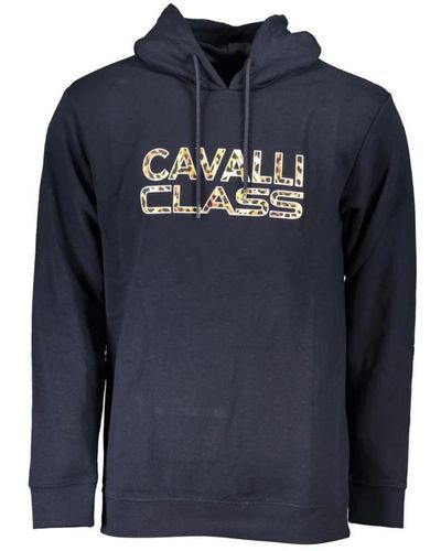 Class Roberto Cavalli Hoodies - Blau