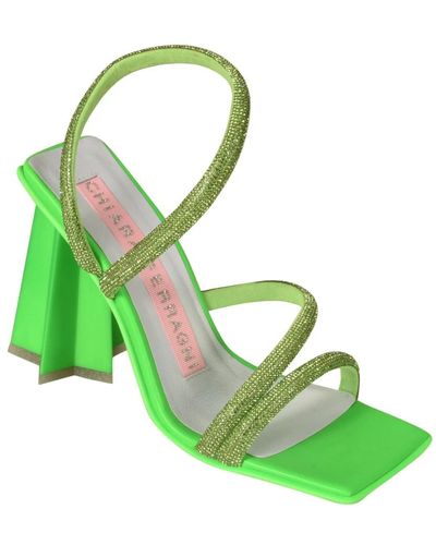 Chiara Ferragni Sandalen mit hohem Absatz - Grün