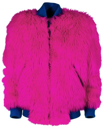 Alberta Ferretti Faux fur & shearling jackets - Pink