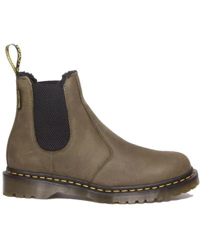 Dr. Martens 2976 chelsea archive pull up olive stivali - Marrone