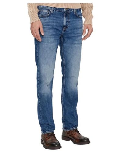 Guess Dunkelblaue slim fit klassische 5-pocket jeans