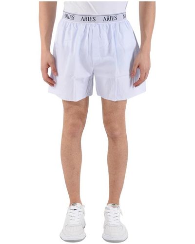 Aries Shorts > short shorts - Bleu