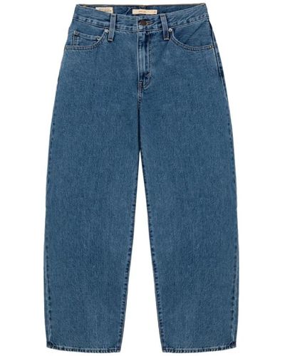 Levi's Baggy dad jeans in mittelblauem denim levi's