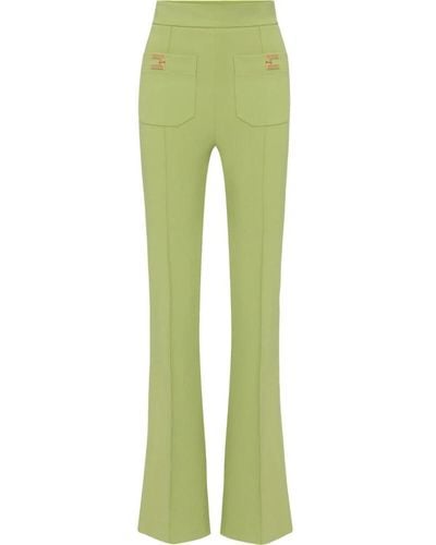 Elisabetta Franchi Wide Pants - Green