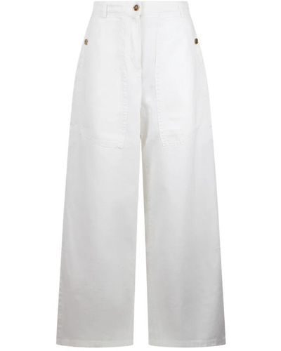 Etro Wide Jeans - White