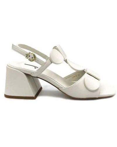 Jeannot High Heel Sandals - White