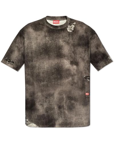 DIESEL Tops > t-shirts - Marron