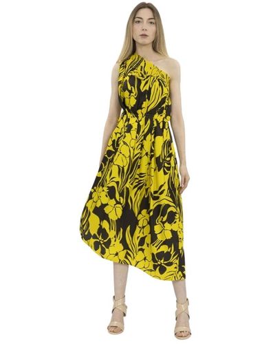 N°21 Midi Dresses - Yellow