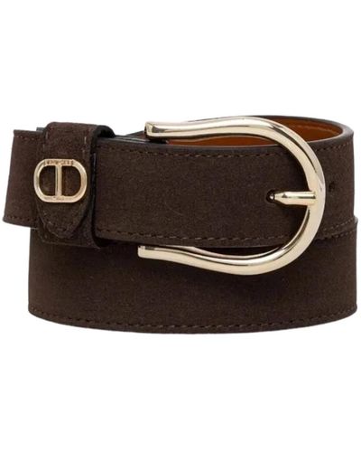 Twin Set Belts - Brown