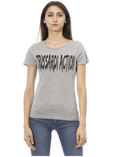 Trussardi Tops > t-shirts - Gris