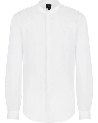 Armani Exchange Weißes hemd elegant modern must-have