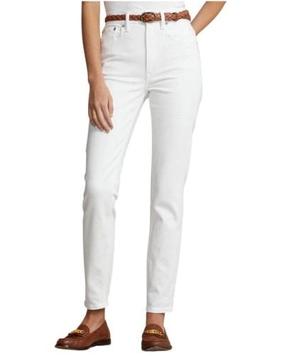 Polo Ralph Lauren Slim-Fit Pants - White