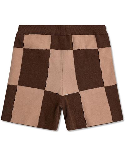 Jacquemus Checked shorts - Marrón